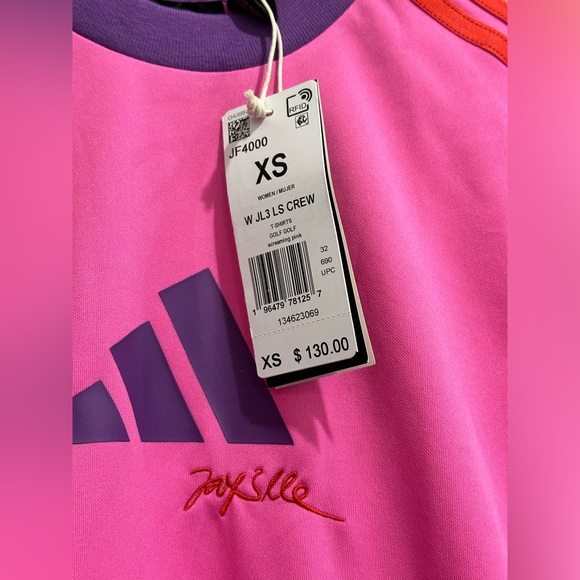 Adidas x JA3LLE co lab active wear top - Picture 6 of 7